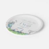 Assiettes En Carton Par-Tee Blue Golf 2e fête d'anniversaire (Angle)