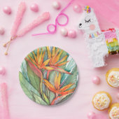 Assiettes En Carton Paradis botanique tropical II (Fête)