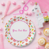 Assiettes En Carton Parapluies (Fête)