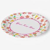 Assiettes En Carton Parapluies (Angle)