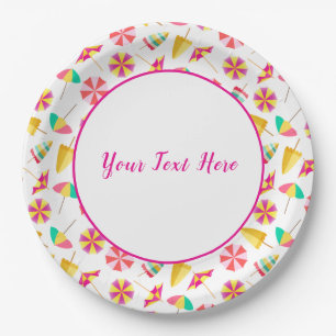 Assiettes En Carton Parapluies