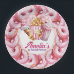 Assiettes En Carton Parc d'attractions Personnalisé rose<br><div class="desc">Rollercoaster Party Aquarelle design. Cliquez sur le bouton "customiser plus loin" si vous souhaitez réorganiser et formater le style et le placement du texte. Vous trouverez des articles similaires dans Amusement Park Birthday Collection.</div>