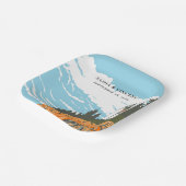 Assiettes En Carton Parc national Acadia Mariage Retro (Angulaire)