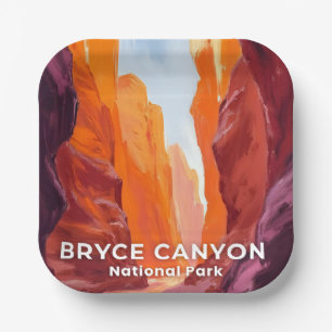 Assiettes En Carton Parc national de Bryce Canyon Voyage Utah