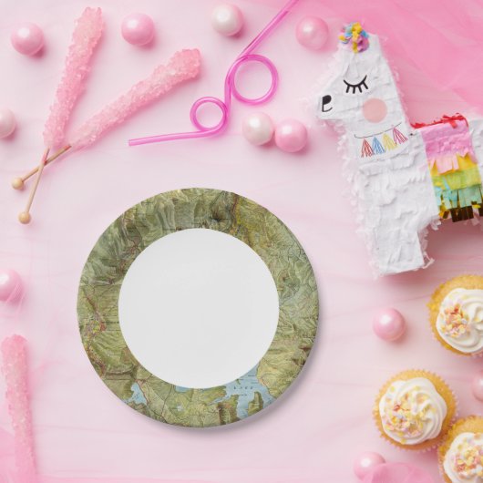 Assiettes En Carton Parc national de Yellowstone 2 (Fête)