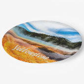 Assiettes En Carton Parc national de Yellowstone Monts Nature Animaux (Angle)