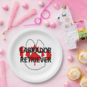 Assiettes En Carton Pare-feu de nom LR (Fête)