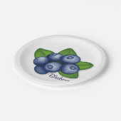 Assiettes En Carton Parfait pour Blueberry Pie Party (Angle)