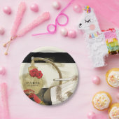 Assiettes En Carton Parfum Paris Parfum Roses Talons & Lèvres (Fête)