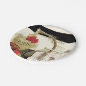 Assiettes En Carton Parfum Paris Parfum Roses Talons & Lèvres (Angle)