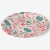 Assiettes En Carton Paris (Angle)