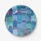 Assiettes En Carton Paris Art (Devant)