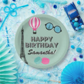 Assiettes En Carton Paris Thème Bonne Plaque Papier Anniversaire (Fête)