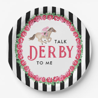 Assiettes En Carton Parle Derby | Mariage Jour de Derby