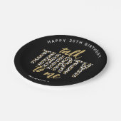Assiettes En Carton Parle-moi TRENTE ! Fête du 30e anniversaire (Angle)
