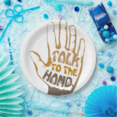 Assiettes En Carton Parler À La Main (Fête)