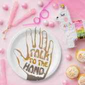 Assiettes En Carton Parler À La Main (Fête)