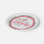 Assiettes En Carton Parlez Derby | Mariage Derby Shower de mariage (Angle)