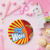 Assiettes En Carton Parlez-en autour de vous (Fête)