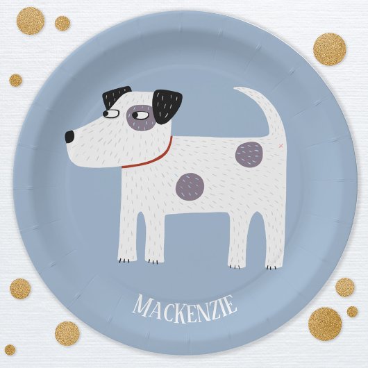 Assiettes En Carton Parson Jack Russell Terrier Dog Personnalisé