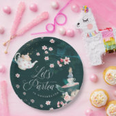 Assiettes En Carton Partea In Wonderland magique Imaginaire Collage (Fête)