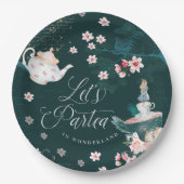 Assiettes En Carton Partea In Wonderland magique Imaginaire Collage (Devant)