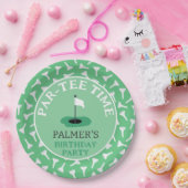 Assiettes En Carton Partee Time Golfing Anniversaire (Fête)