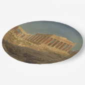 Assiettes En Carton Parthénon (temple grec antique, site d'Athènes) (Angle)