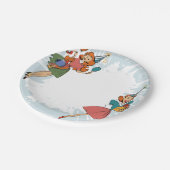 Assiettes En Carton Parti (Angle)