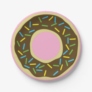 Assiettes En Carton Parti Anniversaire de enfant Donut
