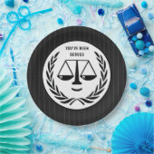 Assiettes En Carton Parti avocat (Fête)