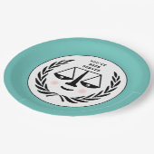 Assiettes En Carton Parti avocat (Angle)