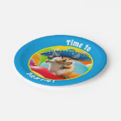 Assiettes En Carton Parti Chipmunk De Sombrero (Angle)