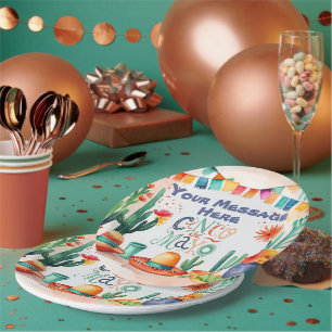 Assiettes En Carton Parti Cinco De Mayo