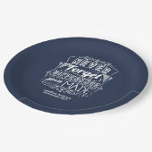 Assiettes En Carton Parti de la retraite n'oublie jamais (Angle)