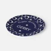 Assiettes En Carton Parti de retraite de l'agent de police (Angle)