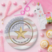 Assiettes En Carton Parti de retraite militaire personnalisé (Fête)