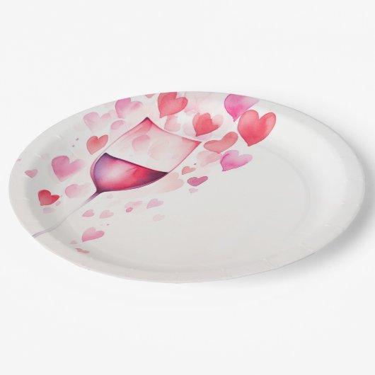 Assiettes En Carton parti des galentines (Angle)