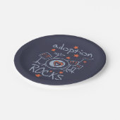 Assiettes En Carton Parti des Rocks d'adoption (Angle)