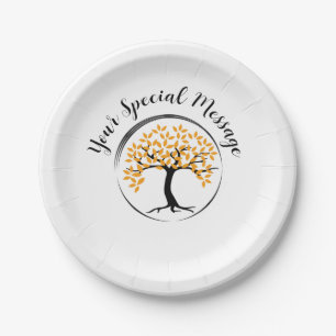 Assiettes En Carton Parti des survivants de l'arbre de vie