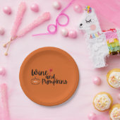 Assiettes En Carton Parti des vins et des Citrouilles de l'Halloween o (Fête)