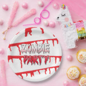 Assiettes En Carton Parti d'Halloween Zombie Apocalypse (Fête)