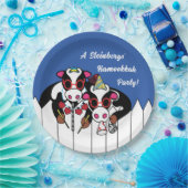 Assiettes En Carton Parti Hanoukka Cows Hamookah (Fête)