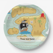 Assiettes En Carton Parti pirate (Devant)