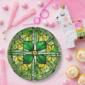Assiettes En Carton Parti Shamrock Jour de la Saint Patrick (Fête)