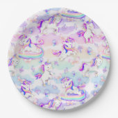 Assiettes En Carton Parti Unicorn (Devant)