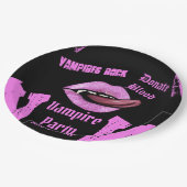 ASSIETTES EN CARTON PARTI VAMPIRE (Angle)