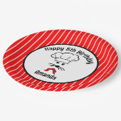 Assiettes En Carton Partie Baker de petite souris personnalisable (Angle)