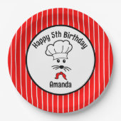 Assiettes En Carton Partie Baker de petite souris personnalisable (Devant)