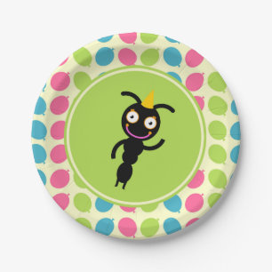 Assiettes En Carton Partie d'anniversaire de enfant de fourmis et de